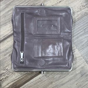Hobo Lauren wallet..gray color